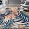 World Rug Gallery Tropical Leaves Indoor/Outdoor Area Rug 3'3" x 5' Multi 8012MULTI3X5 - alternate 1